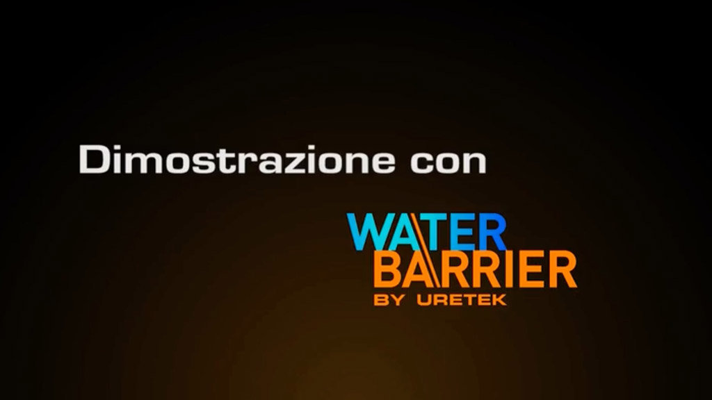 Dimostrazione con Water Barrier by URETEK®